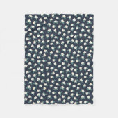 Couverture Polaire Dessin de fleurs (Devant)