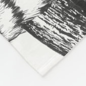 Couverture Polaire Dessin de lémur (Coin)