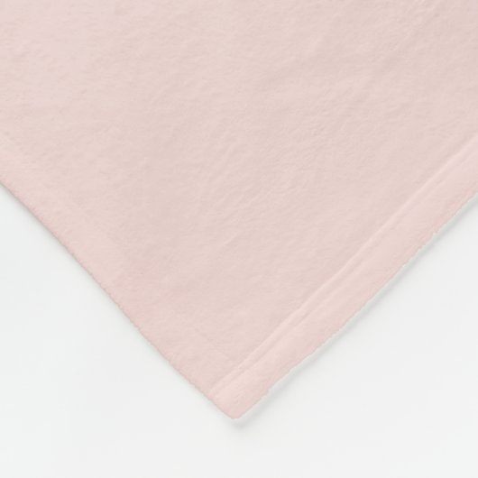 Couverture Polaire Dessin de porc rose (Coin)