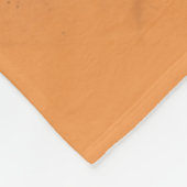 Couverture Polaire Dessin d'Halloween au chat effrayé sur Citrouille (Coin)