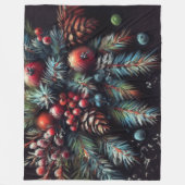 Couverture Polaire Dessin dur Pastel Motifs de Noël (Devant)