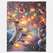 Couverture Polaire Dessin dur Pastel Motifs de Noël (Devant)