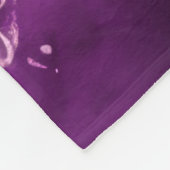 Couverture Polaire Dessin dur Pastel Noël Angel pourpre (Coin)