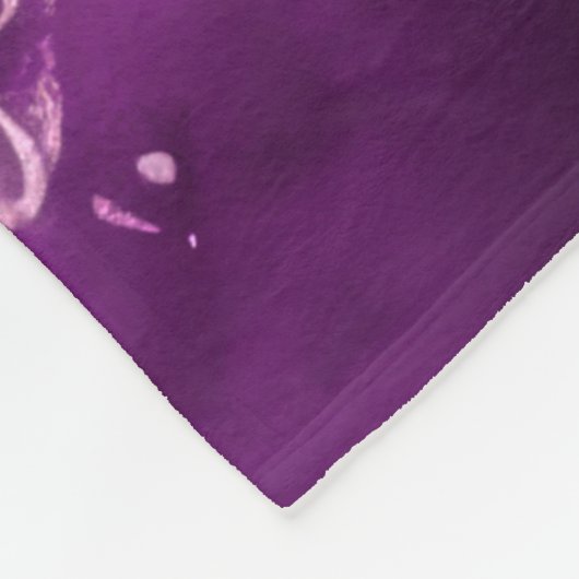 Couverture Polaire Dessin dur Pastel Noël Angel pourpre (Coin)