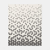 Couverture Polaire Dessin géométrique abstrait (Devant)