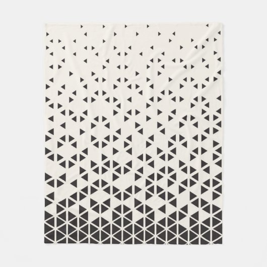 Couverture Polaire Dessin géométrique abstrait (Devant)