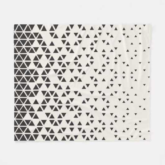 Couverture Polaire Dessin géométrique abstrait (Devant (Horizontal))