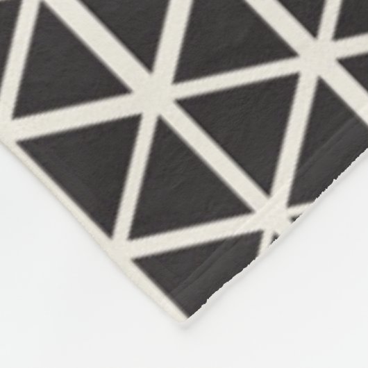 Couverture Polaire Dessin géométrique abstrait (Coin)