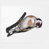 Couverture Polaire Dessin Goldfinch (Devant (Horizontal))