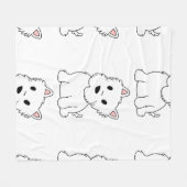 Couverture Polaire dessin humoristique (Devant (Horizontal))