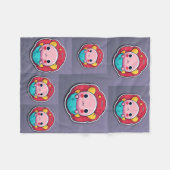 Couverture Polaire Dessin humoristique minimal (Devant (Horizontal))