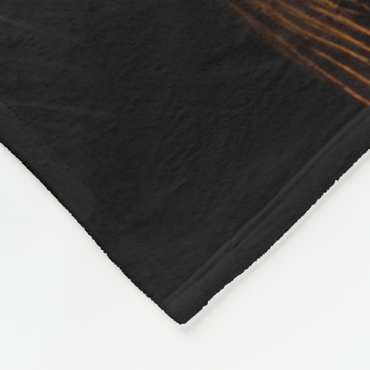 Couverture Polaire Dessin Pastel Dessin Long-Haired Chat (Coin)