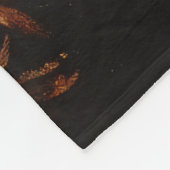 Couverture Polaire Dessin pastel d'un Whimsical de Noël (Coin)