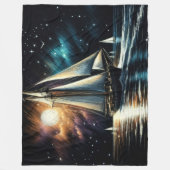 Couverture Polaire Dessin Pastel Dur Nuit (Devant)