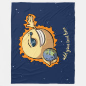 Couverture Polaire Dessin sur le changement climatique Sun & Earth (Devant)