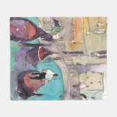 Couverture Polaire Destinations | Aquarelle Venise Gondola Ride (Devant (Horizontal))