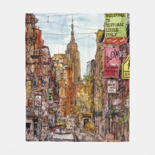 Couverture Polaire Destinations | New York City Vue de Little Italy (Devant)