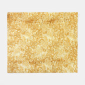 Couverture Polaire Détail en dentelle d'or, tissu. (Devant (Horizontal))