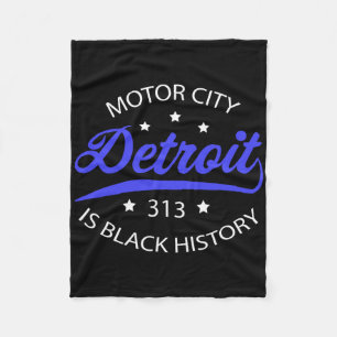 Couverture Polaire Detroit 313 Mois de l'histoire des Noirs de Motor 