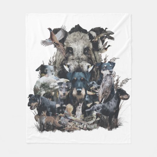 Couverture Polaire Deutscher Jagdterrier (Devant)