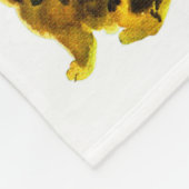 Couverture Polaire deux chèvres un chaton (Coin)