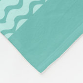 Couverture Polaire Deux cygnes et un Motif ondulé (Coin)