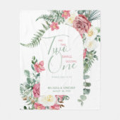 Couverture Polaire Deux Deviendront Un Mariage Versé Par La Bible (Devant)