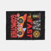 Couverture Polaire Deux Fast Godmère Pit Crew Racing voiture famille (Devant (Horizontal))