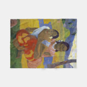 Couverture Polaire Deux femmes tahitiennes, Gauguin (Devant (Horizontal))