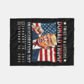 Couverture Polaire Deux Fois Dans L'Inauguration Du Président Trump D (Devant (Horizontal))