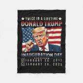 Couverture Polaire Deux Fois Dans L'Inauguration Du Président Trump D (Devant)