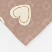 Couverture Polaire Deux mignons petits moutons sur Brown (Coin)
