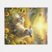 Couverture Polaire Deux moutons (Devant (Horizontal))