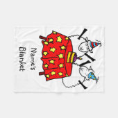 Couverture Polaire Deux Petites Fêtes De Mouton (Devant (Horizontal))