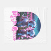 Couverture Polaire Deux petits poneys mignons (Devant (Horizontal))