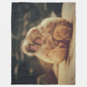 COUVERTURE POLAIRE DEUX SINGES (Devant)