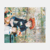 Couverture Polaire Deux Sisters, On the Terrace Auguste Renoir (Devant (Horizontal))