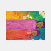 Couverture Polaire Deux Soeurs, Gauguin (Devant (Horizontal))