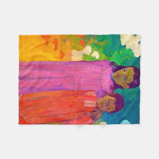 Couverture Polaire Deux Soeurs, Gauguin (Devant (Horizontal))