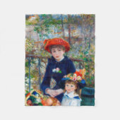 Couverture Polaire Deux Soeurs, Renoir (Devant)