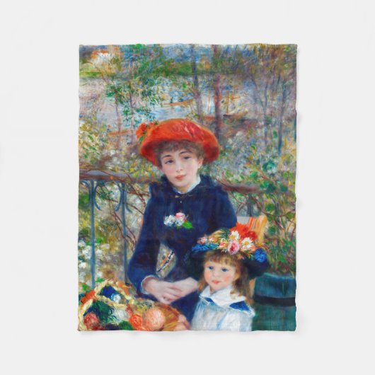 Couverture Polaire Deux Soeurs, Renoir (Devant)