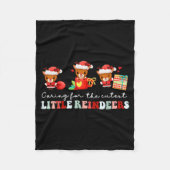 Couverture Polaire Devdoxtee Caring For The Cutest Reindeers Mother B (Devant)