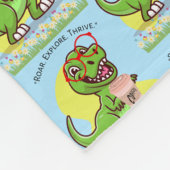 COUVERTURE POLAIRE DEVIS DE DESSIN DINOSAUR ERA (Coin)