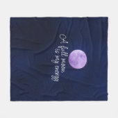 Couverture Polaire Devis PLEINE LUNE moderne violet (Devant (Horizontal))