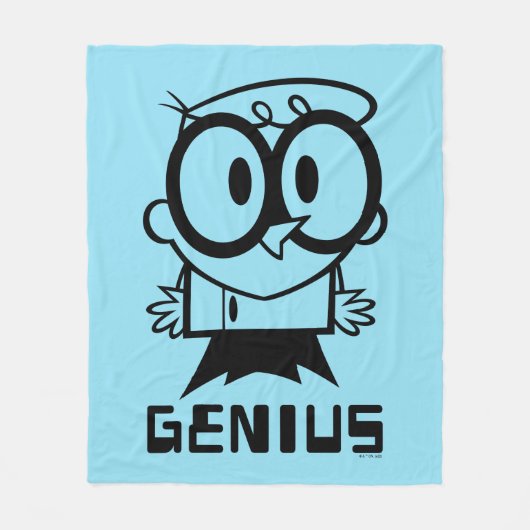 Couverture Polaire Dexter "Genius" - Graphique en bref (Devant)