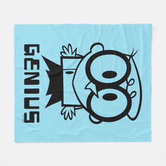 Couverture Polaire Dexter "Genius" - Graphique en bref (Devant (Horizontal))