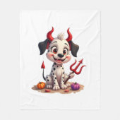 Couverture Polaire Diable Dalmatie mal (Devant)