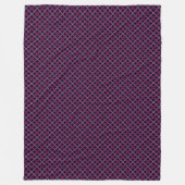 Couverture Polaire Diagonal Plaid1a foncé (Devant)