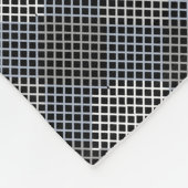 Couverture Polaire Diagonale 2tones du motif Checker.bx4x4 BLK BG (Coin)