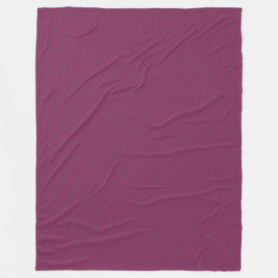 Couverture Polaire Diagonale rose chaud et noire